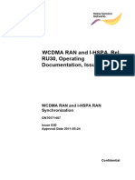 WCDMA RAN and I HSPA RAN Synchronization