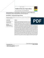 Relationship Between Self Regulation With Self-Esteem of Early Childhood in Kindergarten Islamic Integrated Bina Amal Semarang City.