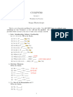 COMP8760 Worksheet Lecture1