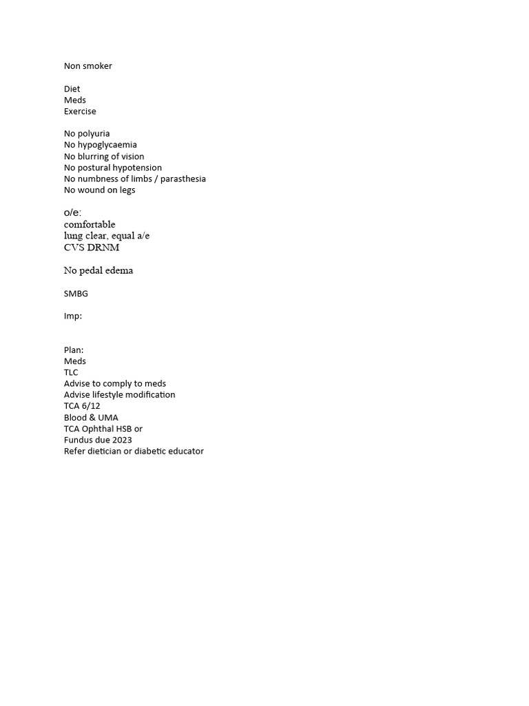 DM Template | PDF | Wellness