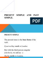 Present Simple and Past Simple-1
