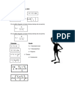 Formulas Cinemática