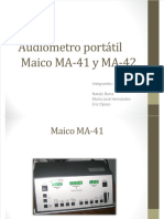 Dokumen - Tips Audiometro Portatil Maico Ma 21 y Ma 42