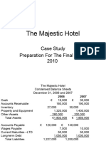 The Majestic Hotel Exam Prep