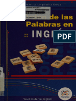 Inglés El Orden de Las Palabras