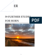 59 Further Etudes For Horn