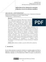 Vidal Estruch - El Estudio de Aplicaciones de Los Sistemas de Ecuaciones Diferenciales Ordinarias...