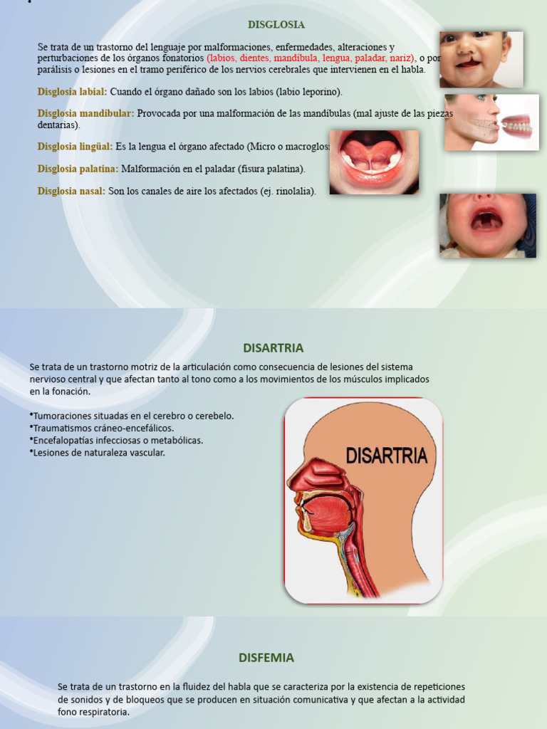 Dificultades en El Habla | PDF | Artes del Lenguaje y Comunicación
