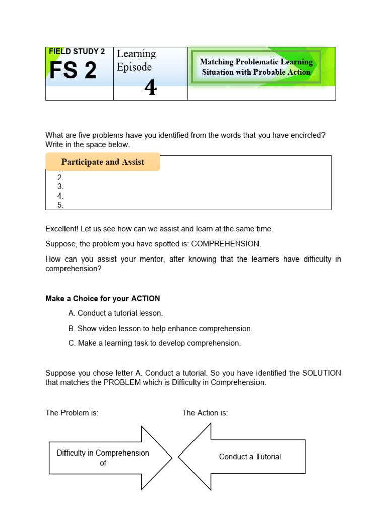 Fs2 Episode 4 Soft Pdf Learning Teachers