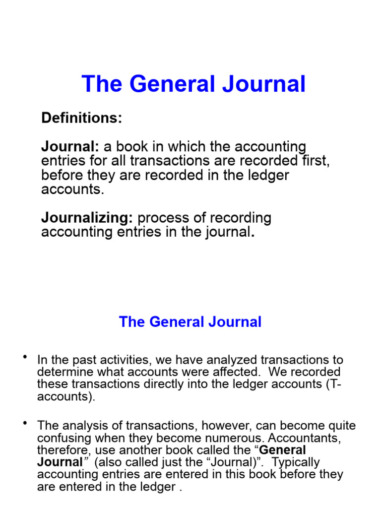 U3A2 The Journal PP | PDF | Debits And Credits | Service Industries