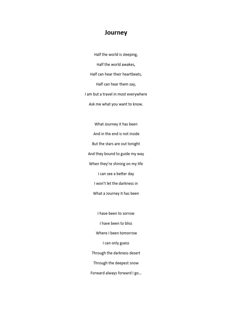 Journey | PDF