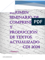 Resumen de Seminario de Comprensión y Producción de Textos 2024