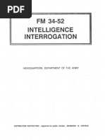 Fm34-52 Intelligence Interrogation