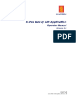 K Pos Heavy Lift Application Operator Manual Relaese 8.4 (441472E)