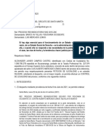 Peticion de Ilegalidad Juzgado Segundo Civil Del Circuito de Santa Marta