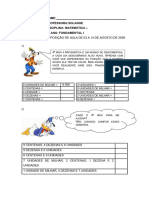 1.atividade de Matemática