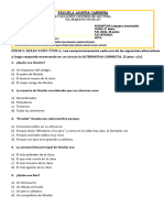 6° Básico - Evaluación Lenguaje - Libro El Pequeño Nicolás