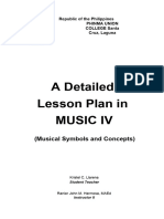 A Detailed Lesson Plan in Music KCL