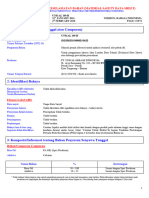 MSDS Unical 100H - Format GHS - Sesuai Dengan Ketentuan Peraturan Menteri Perindustrian Indonesia