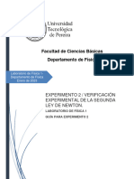 Experimento 2a Ley Newton Equipo Nuevo