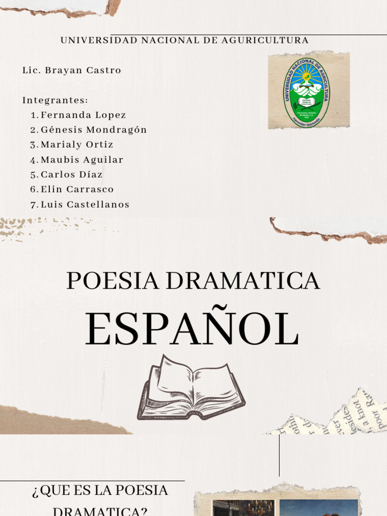 Características de la poesía dramática | PDF | Teatro | Poesía