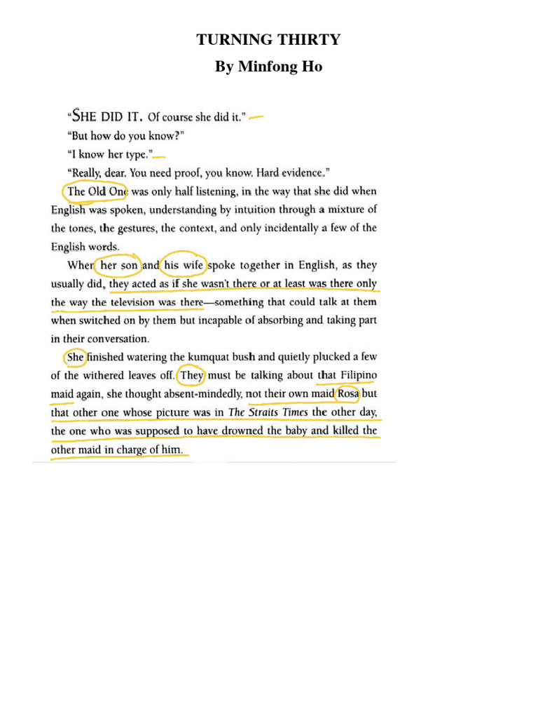 Turning Thirty (Minfong Ho) PDF