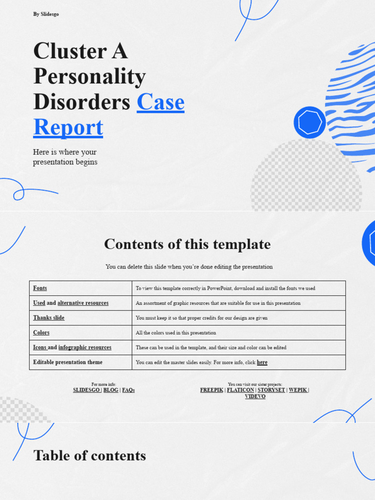 Cluster A Personality Disorders Report | PDF | Medical Diagnosis ...