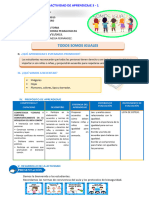 Sesión de Tutoría Lunes 20 de Noviembre.