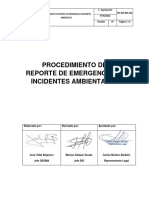 PR Sig Ma 002 Reporte de Emergencias e Incidentes Ambientales