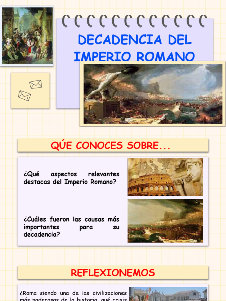 Causas de la Caída de Roma | PDF | imperio Romano | Roma antigua