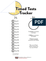 Timed Tests Tracker