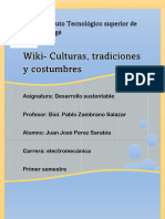 Wiki-Culturas, Tradiciones y Costumbres
