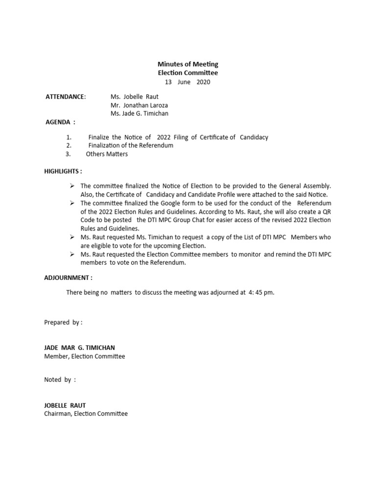 June 13 minutes of meeting revised pdf