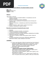 Secuencia Didáctica Le Pongo Nombre A Mi Sala