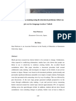 Collaborative Play Making Using Ill-Structured Problems - Effect On Pre-Service Language Teachers' Beliefs