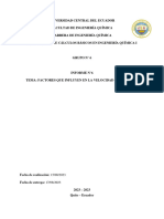 Práctica 6 - Factores Que Afectan A La Velocidad de Reacción