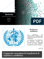 Transferencia de Resistencia A Antibióticos en Bacterias