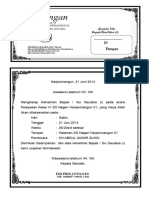 Undangan Perpisahan Harjo 1