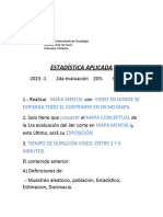 2da Evaluación 3er Corte 20% Estadística Aplic 2023-1