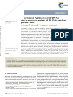 Liquid Organic Hydrogen Carriers (LOHCs) - Techno-Economic Analysis of LOHCs in A Defined Process Chain