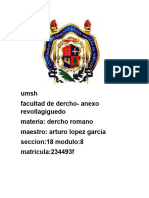 UMSH Derecho Romano