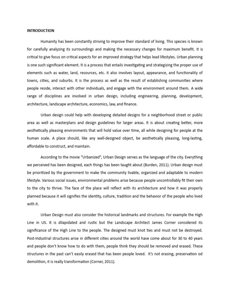 Urban Planning PDF Urban Planning Urban Design