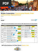 Stryker Corporation Transforming Supply Chain and Inventory Replenishment