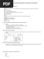 Model Paper 2017-2019 Answer Key