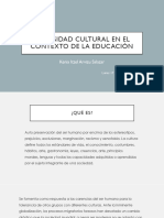 Diversidad Cultural en El Contexto de La Educación