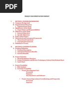 Project Documentation Format