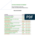 Grilla de Actividades "Jornada Por Los Bosques"