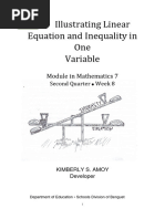 Passed - 953-13-21MELCS-Benguet - Math7 - Q2 - W8 - Illustrating Linear Equation and Inequalities - v5