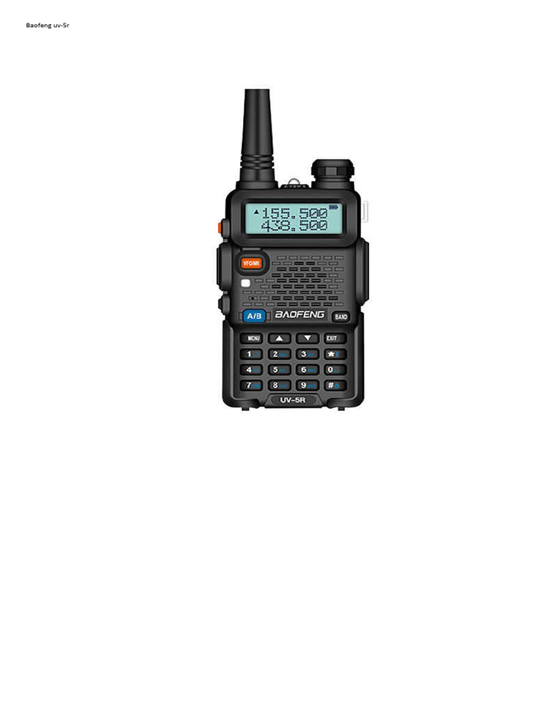 Baofeng 5r PDF