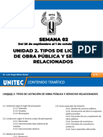 Concursos y Licitaciones en La Construcción. Unidad 2-Tipos de Licitación de Obra Pública y Servicios Relacionados